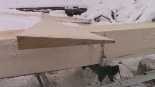 How To Mill Lap Siding Without An Attachment On A Sawmill [upl. by Fadiman]