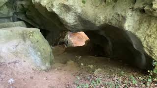 Caves and Cliffs of Les Eyzies Walking the Orange Trail and seeing the biggest spider ever [upl. by Ataliah]