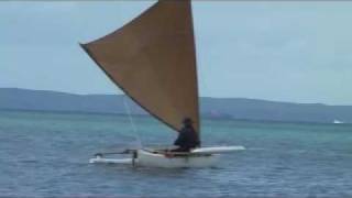 The Ulua an outrigger sailing canoe [upl. by Leonardo]