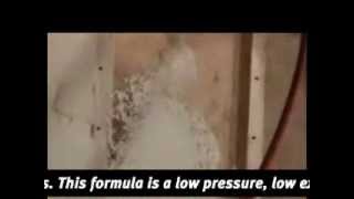 Spray Foam to Fill Exitising Closed Wall Cavities [upl. by Rraval]