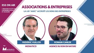 Romain Canler  quotLa Loi AGEC a boosté le don en nature des entreprisesquot [upl. by Buehrer]