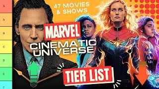 MCU Tier List  47 Movies and Shows w Loki amp The Marvels [upl. by Sonitnatsnok]