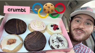 CRUMBL COOKIES REVIEW 167 Oreo Cheesecake Fudge Sandwich Fruit Pizza Strawberry Cake Cinnamon [upl. by Asit]