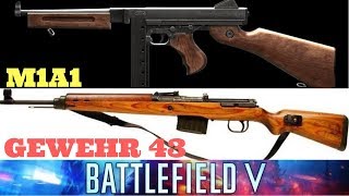 M1A1 amp GEWEHR 43 REVIEW WITH FINNTROLL 1984 BATTLEFIELD V creator Jeff Wijns [upl. by Onra]