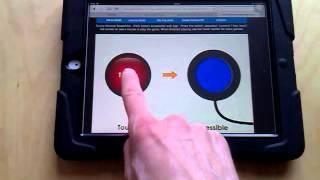 Switch access games  web apps on specialbites Cause and effect switch training for the iPad [upl. by Sucam]