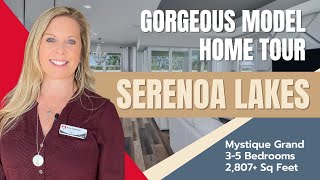 Model Home Tour  Orlando Real Estate  Serenoa Lakes  Pulte Homes Mystique Grand [upl. by Pasco]