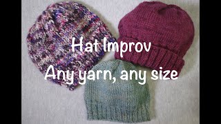 How to Knit a Hat Without a Pattern  Technique Tuesday [upl. by Oloap813]