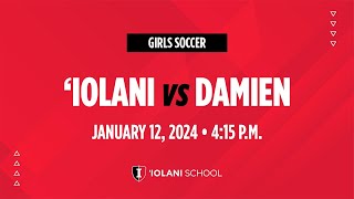 Damien at ‘Iolani  ILH girls soccer [upl. by Ellerd535]