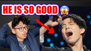 Dimash Qudaibergen  SOS at Slavic Bazaar  First time Reaction [upl. by Elconin]