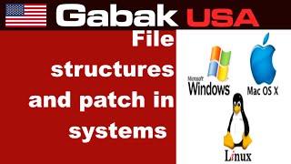 File structures and patch in windows linux OSX  Course computer tech [upl. by Fredrick838]