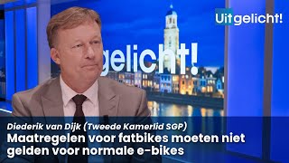 Uitgelicht 13 september 2024  Diederik van Dijk over maatregelen die mogelijk gelden voor fatbikes [upl. by Ennagroeg663]