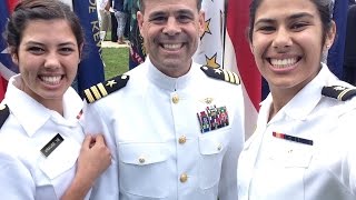 Inspired by parents Isabel Krause creates story of her own at Navy [upl. by Arraik]