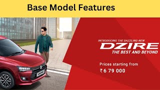 Dzire base model LXI  Rs 8 LAKH ON ROAD  B2 CAR [upl. by Nesmat]