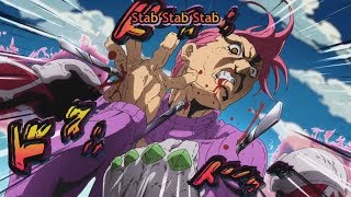 Jojo Golden Wind  Doppio King Crimson Epitaph vs Risotto Metallica Part 3 [upl. by Dnana]