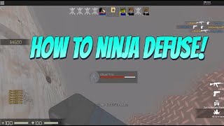 Roblox CBRO How To Ninja Defuse On CT Best Way To Ninja Defuse In CBRO roblox [upl. by Esmerelda623]