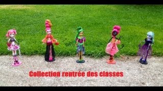 Monster high  Collection rentrée des classes [upl. by Enyluqcaj517]