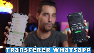 100 Succès Comment transférer WhatsApp diPhone vers Android2024 [upl. by Notserc]