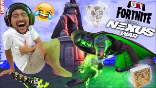 FORTNITE Nexus War DR DOOM vs FGTeeV Chapter 2 Season 4 First Reaction [upl. by Chrystel13]