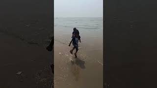 Nodir buke jol ami ki tor por🏄Digha Mandarmani🤽😱 [upl. by Kinimod53]