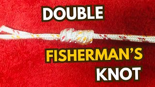 Double Fisherman’s KnotHow to tie connecting two ropes [upl. by Atteinotna]