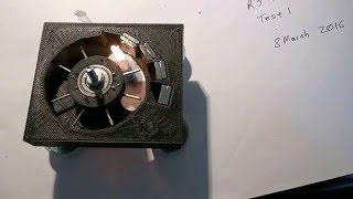 Thermomagnetic Motor R3 Test 1 [upl. by Unders406]