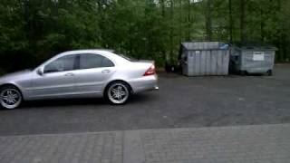 Mercedes C200 K Magnaflow Exhaust  Auspuff [upl. by Nylecyoj809]