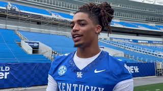 Kentucky Wildcats Football Media Day  QB Gavin Wimsatt [upl. by Deming]