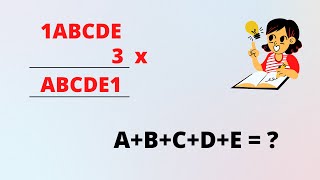 Gauss contest grade 7 question  1ABCDE x 3  ABCDE1 [upl. by Pompei]