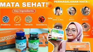 REVIEW SUPLEMEN HERBAL KESEHATAN MATA  SMARTVISION  SVISION  SEYETECH [upl. by Wade50]