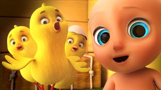 🐤🐥Los Pollitos Dicen Pio Pio  Canciones Infantiles para niños [upl. by Amerak]