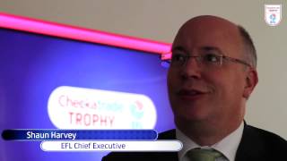 Shaun Harvey previews the Checkatrade Trophy Final [upl. by Nwahsem]