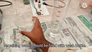 How to make 01 solution of mercuric chloride for X plant sterilisation in English subtitles [upl. by Valerio]