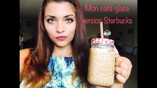 CAFE GLACE MAISON FACON STARBUCKS  Ma recette  Anaiskeys [upl. by Descombes]