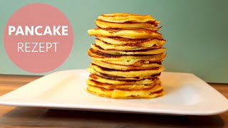 PANCAKE REZEPT  Fluffige Pancakes einfach amp schnell selber machen deutsch  CUISINI [upl. by Forkey118]