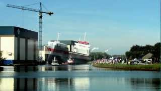 Launch mv Vlieborg [upl. by Mechling]