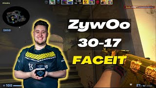 ZywOo 3017 wSpinxNertZMagiskshushan vs NIKOnico0doz mirage FACEIT Ranked  July 18 2023 [upl. by Ratep]