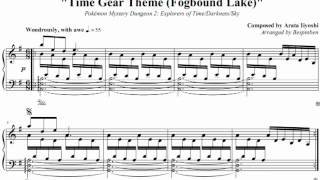 PMD2 quotTime Gear Themequot  Piano Sheet Music [upl. by Syd760]