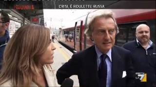 Piazzapulita  LINTERVISTA A MONTEZEMOLO [upl. by Linette]