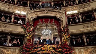 Intervento del Presidente Mattarella al Teatro alla Scala di Milano [upl. by Balbur]