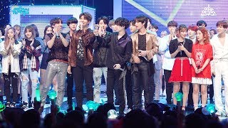 FAN CAM FAKE LOVE BTS in 4Kencore Show Music Core20180609 [upl. by Alekim]