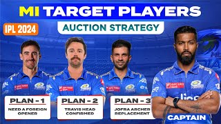 MI Target Players 2024  MI Auction Strategy For IPL 2024  MI Squad 2023 New Retained Players List [upl. by Vanessa]