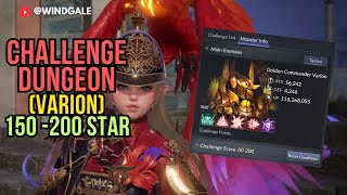 CHALLENGE DUNGEON VARION 150  200 STAR Seven Knights 2 [upl. by Richy]