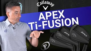 BEST HOLLOW BODY IRONS EVER  Callaway Apex Ti Fusion Irons Review [upl. by Anividul]