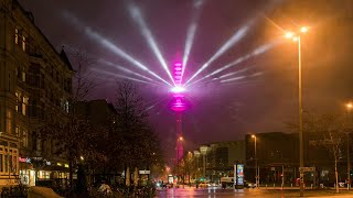 Digitales SilvesterFeuerwerk am Hamburger Fernsehturm [upl. by Ttelrats]