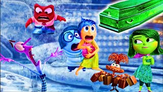 Crazy Frozen Inside Out2 Coffin Dance Song Meme Astronomia Cover Music [upl. by Fawnia802]