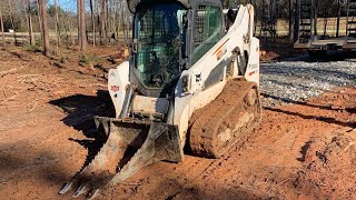 Using a stump bucket [upl. by Htesil]