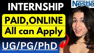 PAID Online Internship  All UGPGPhD students can apply🔥  Nesternship 2024 [upl. by Anialed286]