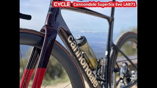 Présentation du Cannondale SuperSix Evo LAB71 [upl. by Neelrahc]