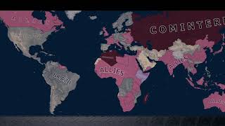 HOI4 Timelapse  What if Fascist France Fascist Italy and the Soviet Union Fought the Allies [upl. by Grosmark]