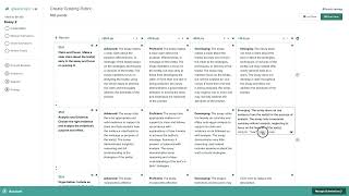 Create a Grid Rubric [upl. by Junieta]